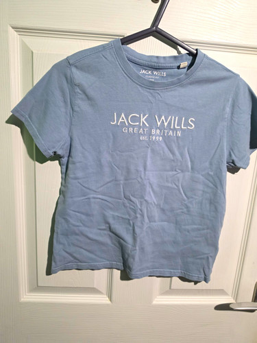 Jack wills blue logo shirt - logo, t-shirt