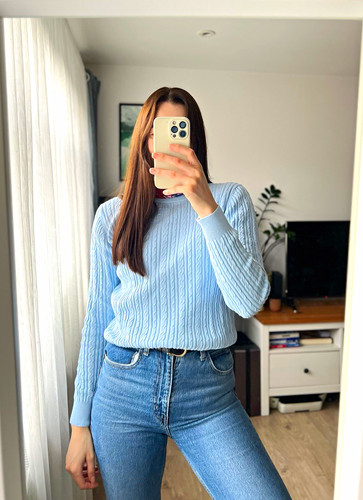 Jack wills blue cable knit - wills,