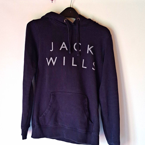 Jack wills navy logo pullover - wills,
