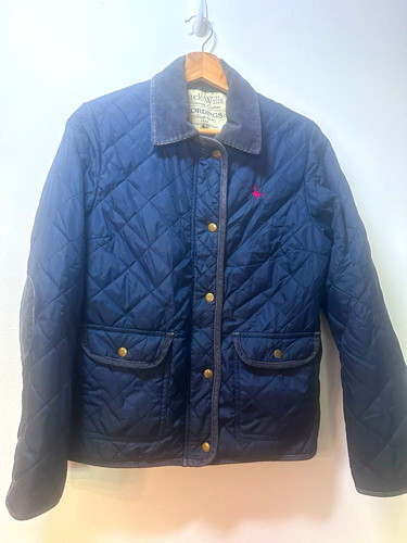 Jack wills navy quilted jacket - wills,