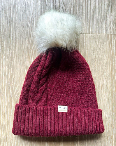 Jack wills burgundy cable - burgundy,