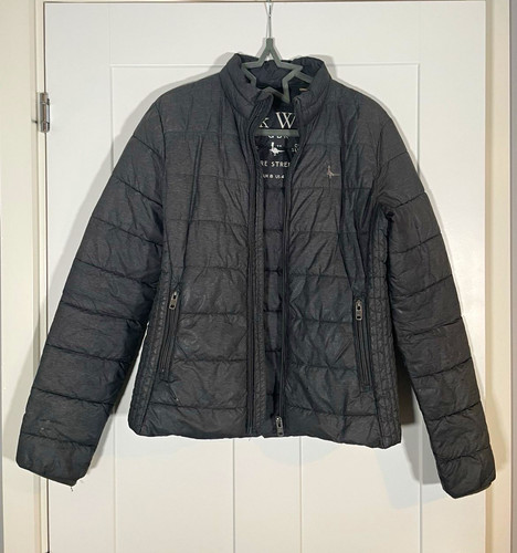 Jack wills womens grey - grey, quilted