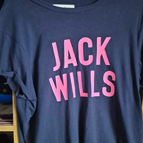 Jack wills navy pink logo - jack,