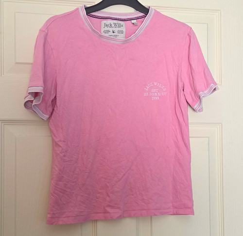 Jack wills women pink crew - wills, women’s