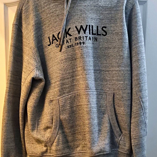 Jack wills mens grey logo - wills,