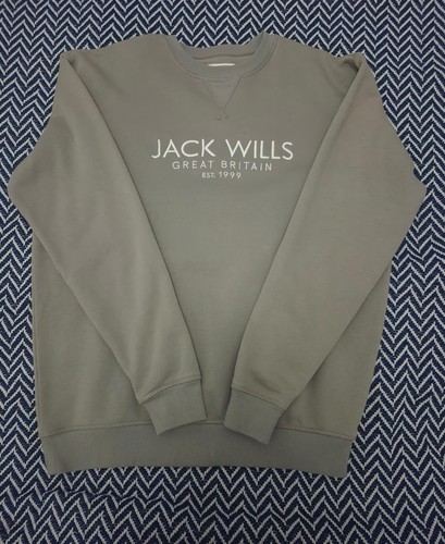 Jack wills mens grey crew - wills,