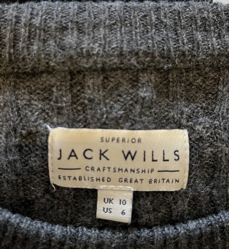 Jack wills grey cable knit - jack,