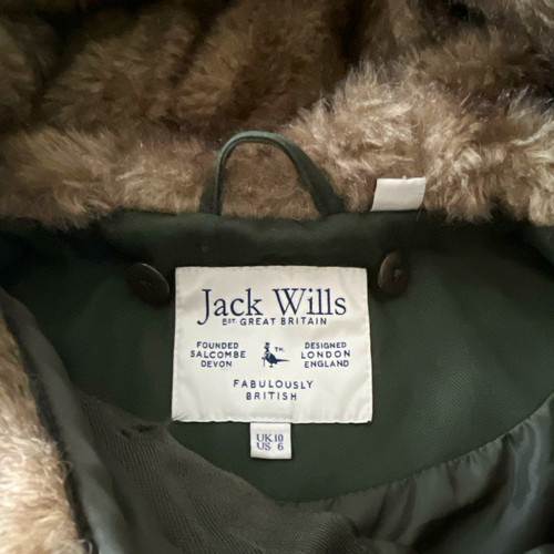 Jack wills green hooded - wills,