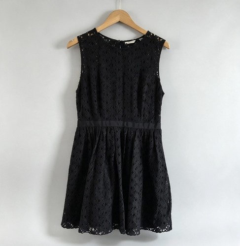 Jack wills black lace skater - jack,